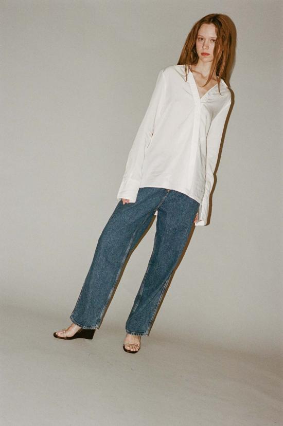  삭스파츠 데님 팬츠 Saks Potts Shake Jeans 인디고 블루 - SAKS POTTS