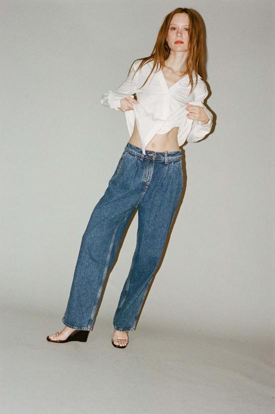  삭스파츠 데님 팬츠 Saks Potts Shake Jeans 인디고 블루