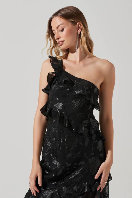  아스트라 더 라벨 롱 원피스 아스트 더 라벨 안드레아 드레스 블랙 - ASTR The Label