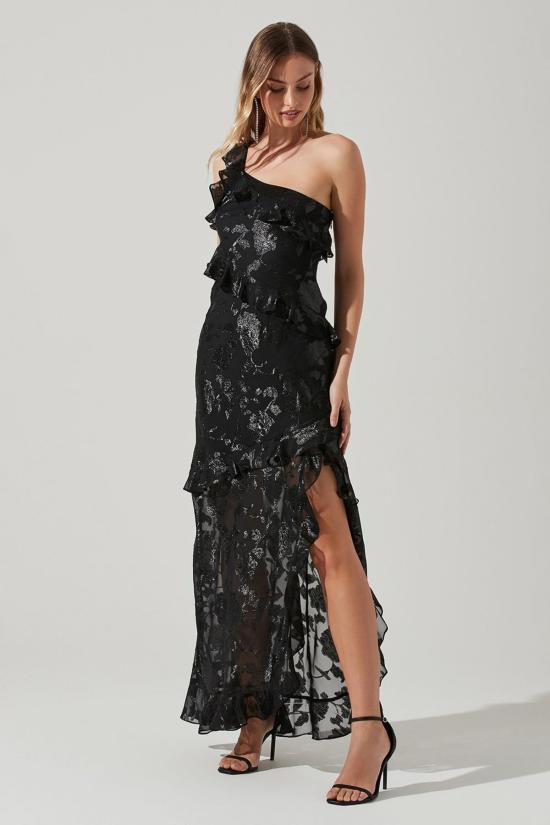  아스트라 더 라벨 롱 원피스 아스트 더 라벨 안드레아 드레스 블랙 - ASTR The Label