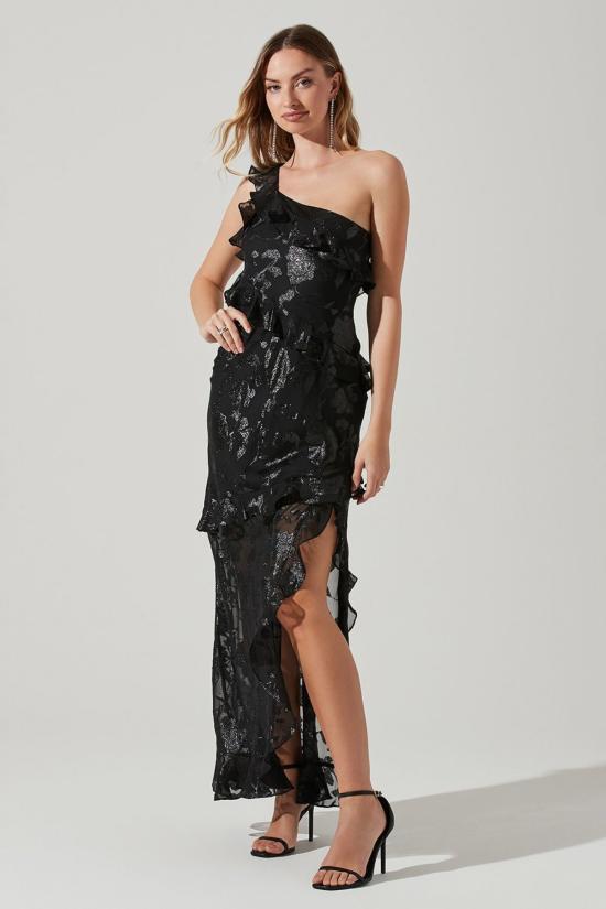  아스트라 더 라벨 롱 원피스 아스트 더 라벨 안드레아 드레스 블랙