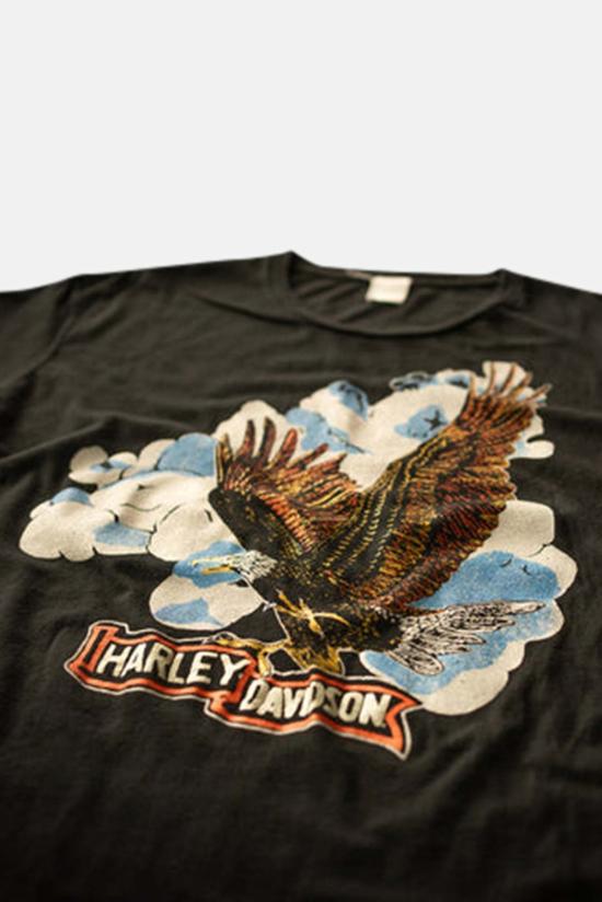  MadeWorn 반팔 티셔츠 Made Worn Harley Clouds 오버사이즈 티 석탄 안료 - OTHER BRANDS