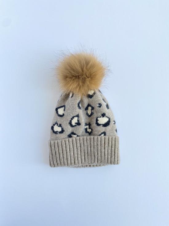  EQUATION 비니 Equation 레오파드 햇 오트밀 - EQUATION