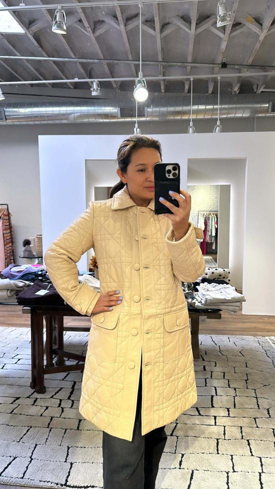  디이에이 코트 디 마몬트 가죽 - D.E.A.