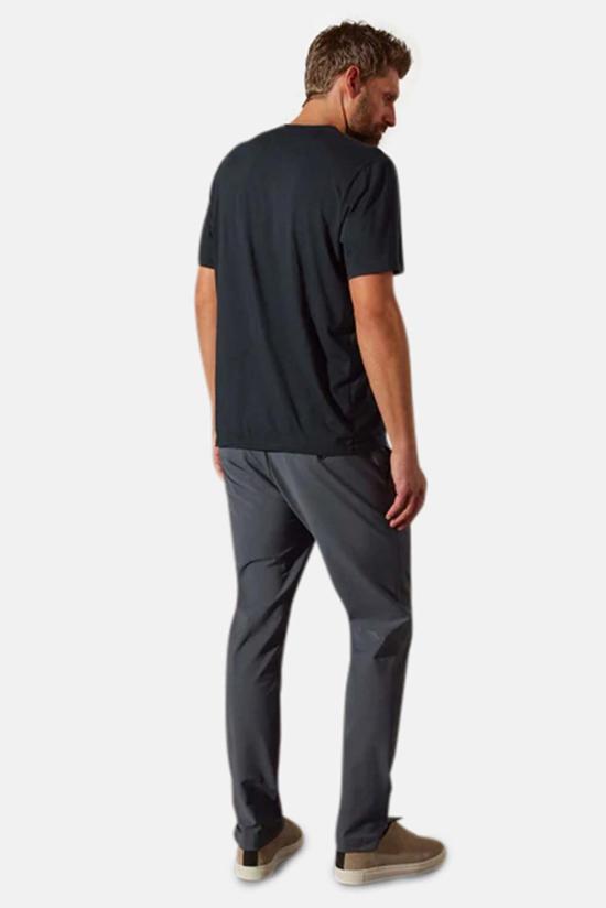  제임스펄스 후드 티셔츠 제임스 퍼스 엘리베이티드 로터스 저지 크루 티셔츠 프랑스 네이비 - JAMES PERSE