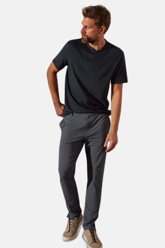  제임스펄스 후드 티셔츠 제임스 퍼스 엘리베이티드 로터스 저지 크루 티셔츠 프랑스 네이비