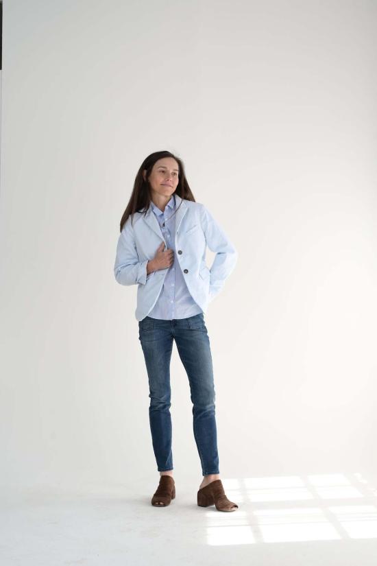  클로즈드 데님 팬츠 페달 X 진스 블루 - CLOSED