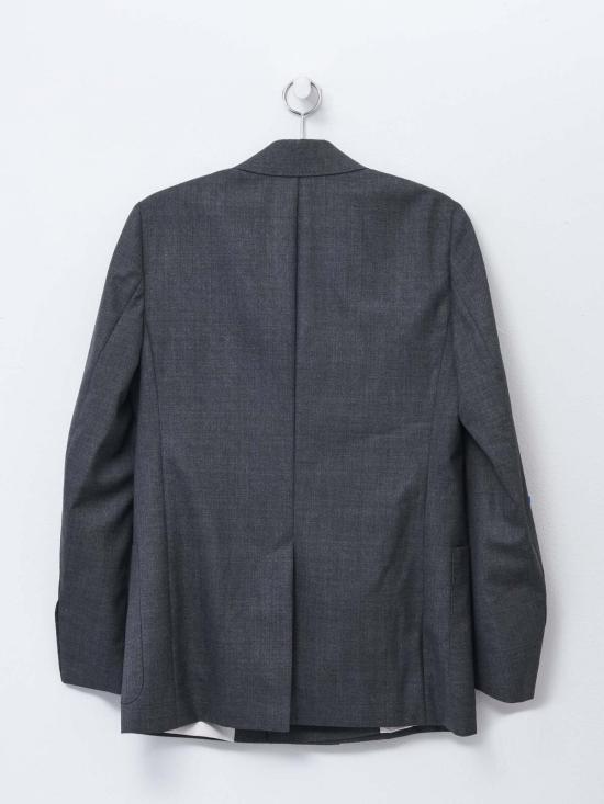  아미 수트 자켓 울 비스코스 캔버스 더블브레스트 재킷 헤더 - AMI