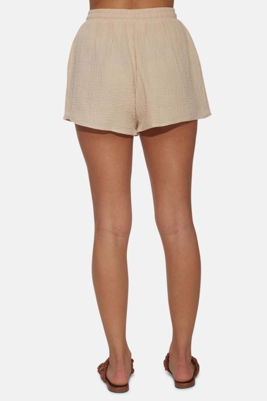  더 타일 클럽 숏팬츠 타일 클럽 아덴 거즈 반바지 내추럴 - THE TILE CLUB