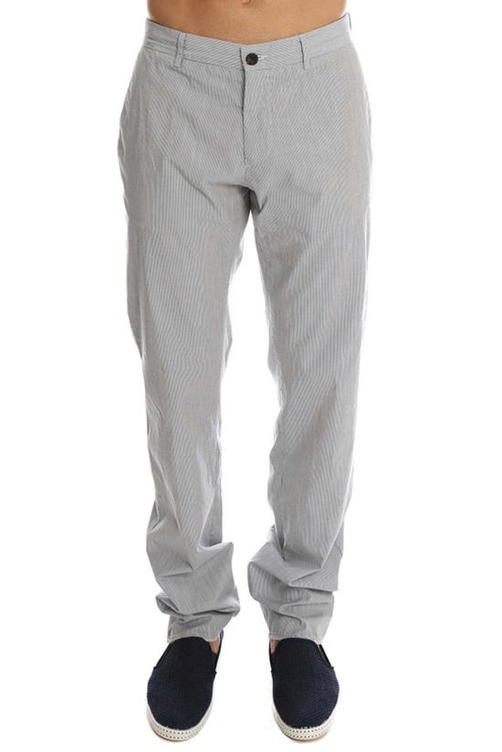  씨피 컴퍼니 스트레이트 팬츠 C.P. Company 핀스트라이프 바지 그레이 - C.P. COMPANY