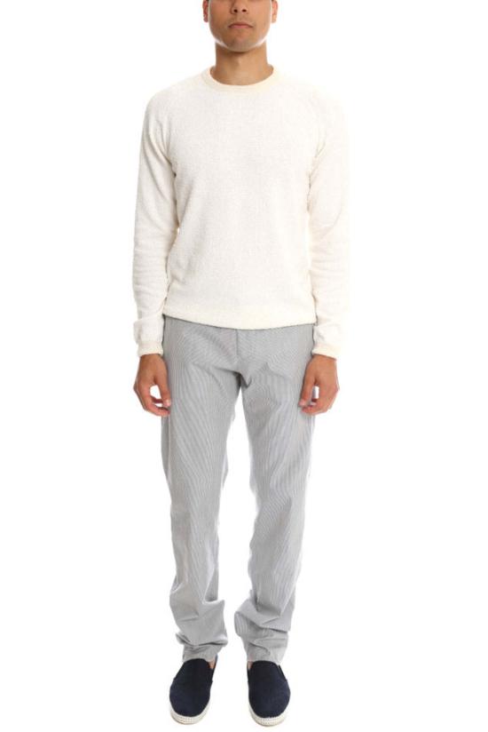  씨피 컴퍼니 스트레이트 팬츠 C.P. Company 핀스트라이프 바지 그레이