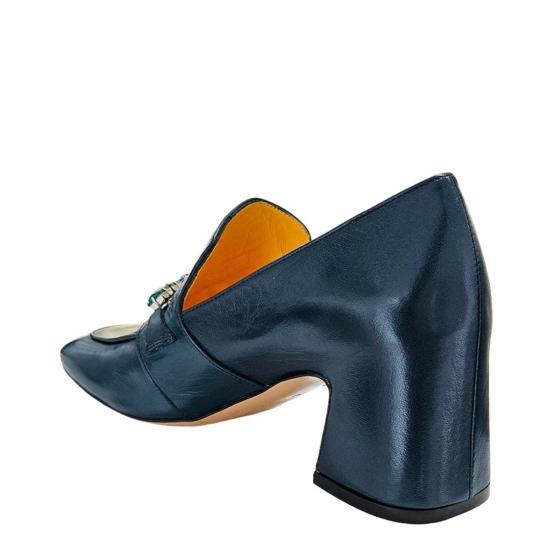  Madison Maison™ 힐/펌프스 매디슨 메종 레더 미드힐 보석 장식  네이비 - OTHER BRANDS