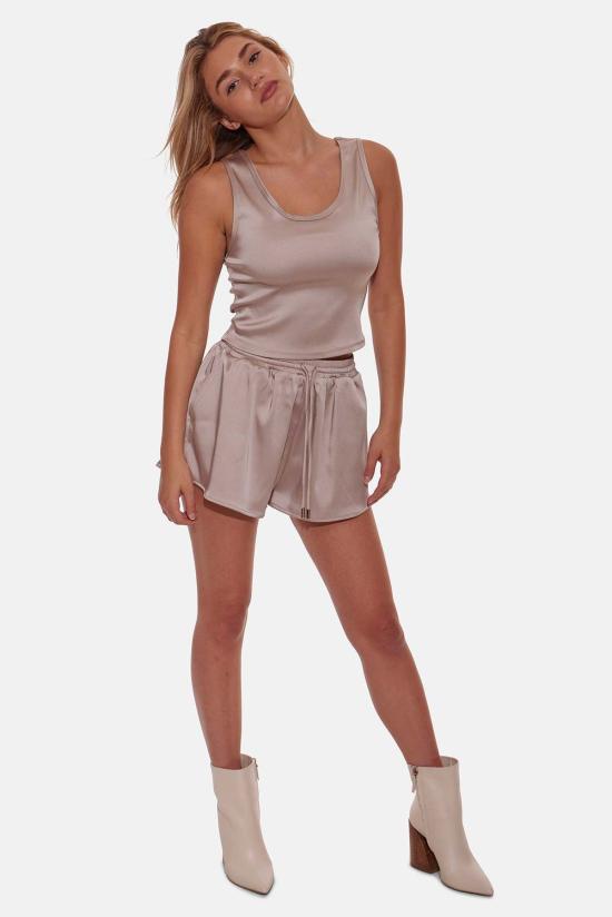  블루&크림 숏팬츠 블루 앤 크림 매기 숏 내추럴 - BLUE&CREAM