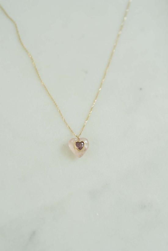  Jolly Bijou 목걸이/팬던트 하트 네크리스 - OTHER BRANDS