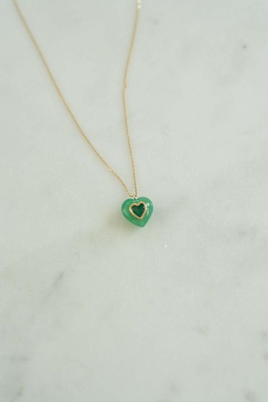  Jolly Bijou 목걸이/팬던트 하트 네크리스 - OTHER BRANDS