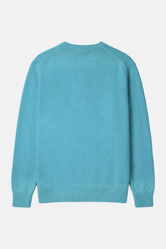  더 타일 클럽 스웨터 타일 클럽 윈슬로 오버사이즈 캐시미어 크루 제이드 - THE TILE CLUB