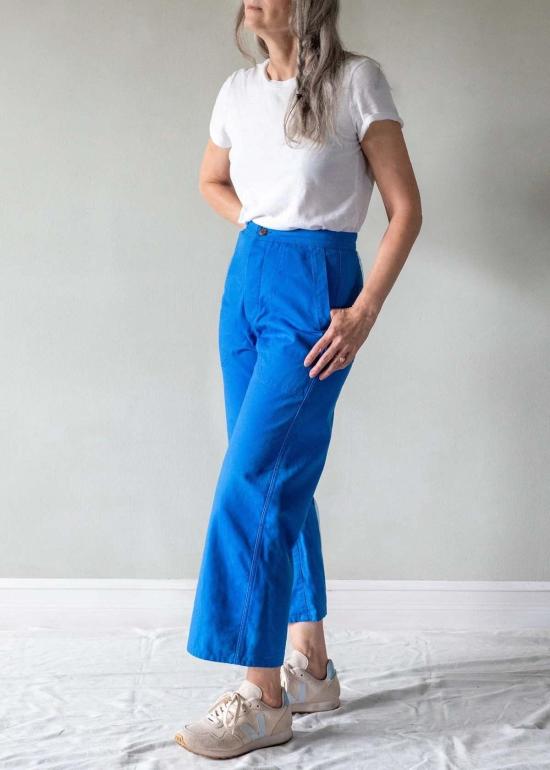  우크나투 크롭 팬츠 덕 팬츠 멀티 - UQNATU