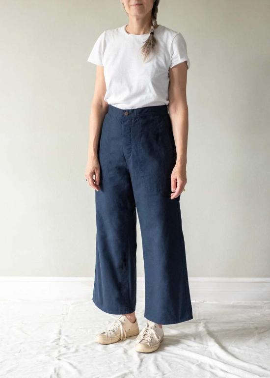  우크나투 크롭 팬츠 덕 팬츠 멀티 - UQNATU