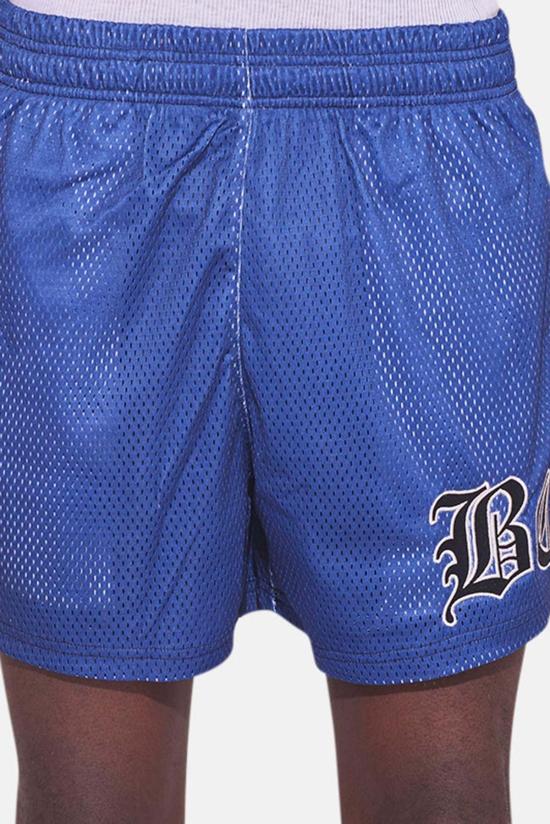  Blue&Cream 반팔 셔츠 블루&크림 Bc 크레스트 메시 숏 네이비 - BLUE&CREAM