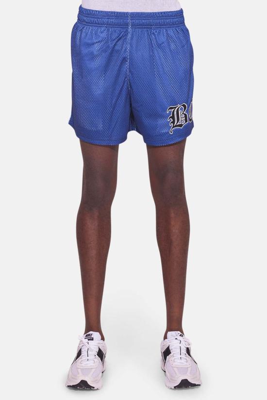  Blue&Cream 반팔 셔츠 블루&크림 Bc 크레스트 메시 숏 네이비 - BLUE&CREAM