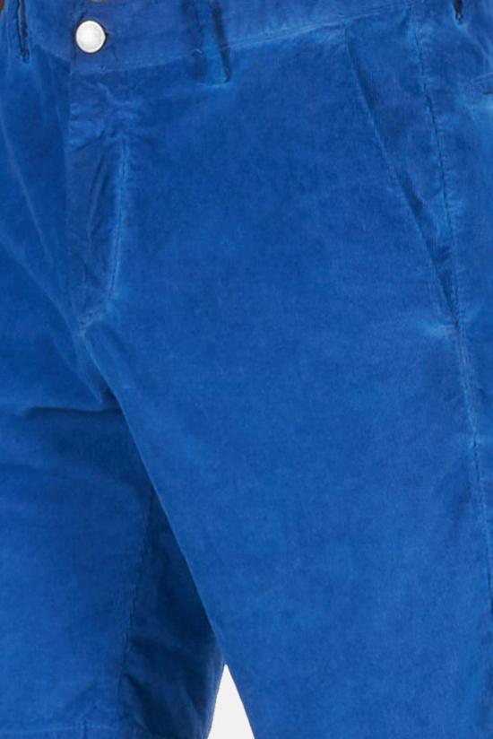  마시모 알바 숏팬츠 벨벳 버뮤다 숏 블루 - MASSIMO ALBA