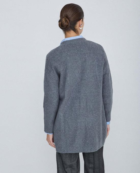  예르세 가디건 롱  그레이 - YERSE