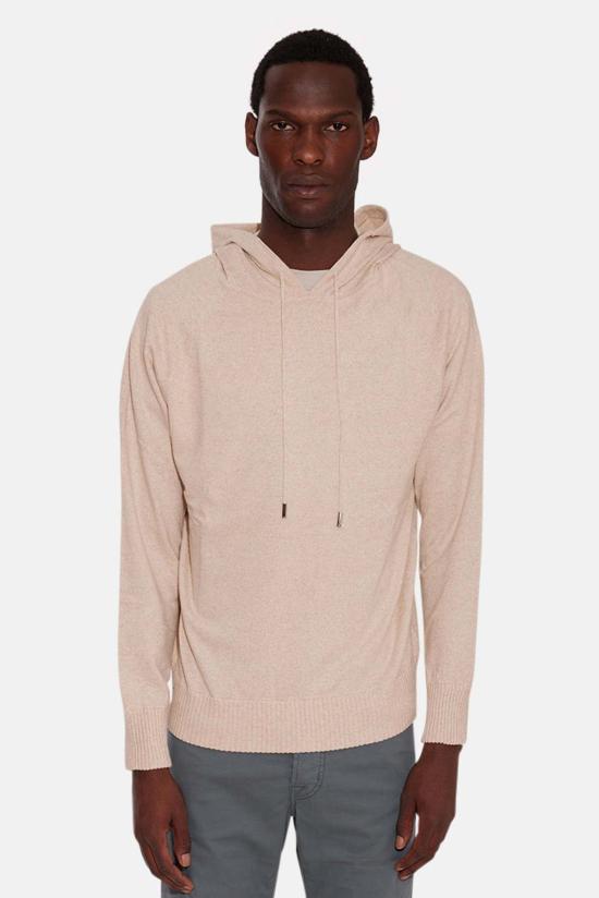  Blue&Cream 후드 티셔츠 블루&크림 리드 풀오버 후드 탤로우 - BLUE&CREAM