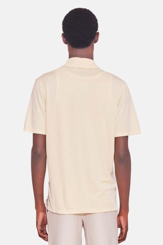  Blue&Cream 반팔 셔츠 블루&크림 반팔 마이크로 피케  옐로우 - BLUE&CREAM