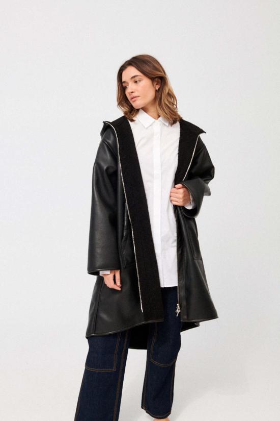  노미아 롱패딩 리버시블 파카