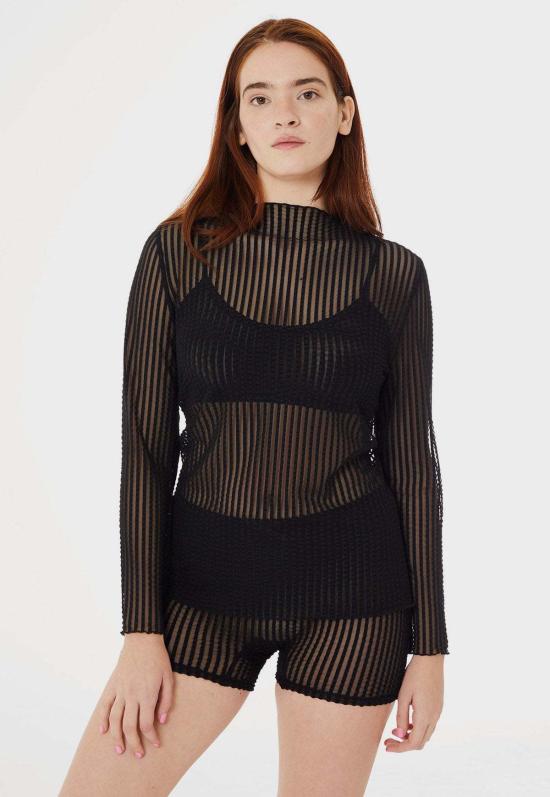  파이드 미 나우 긴팔 티셔츠 지금 나를 찾아줘 Addison Mesh 긴팔 상의