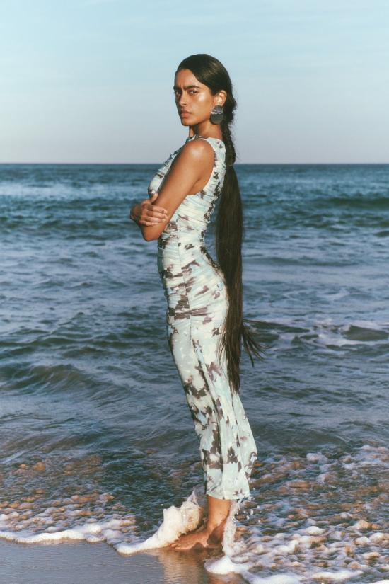  시그니피컨트 아더 롱 원피스 Significant Other Saria 미디 드레스 콘페티 - SIGNIFICANT OTHER