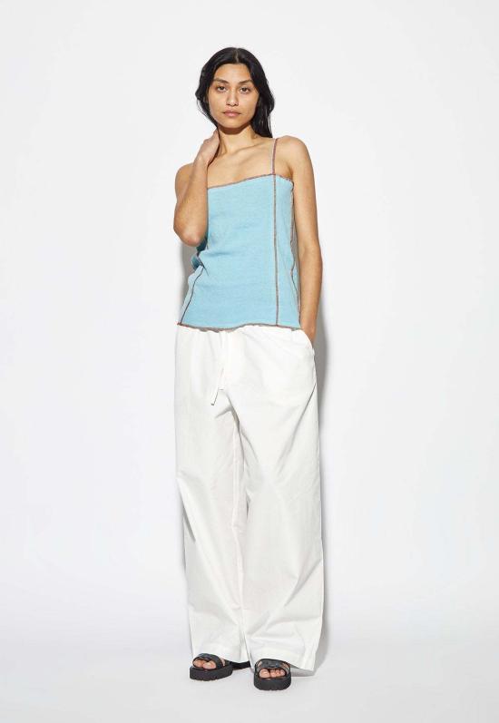  베이스레인지 캐미솔 Baserange Shok 슬립 탑 우시 블루 - BASERANGE