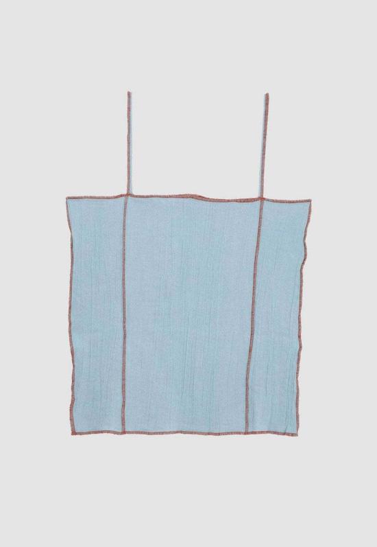  베이스레인지 캐미솔 Baserange Shok 슬립 탑 우시 블루 - BASERANGE