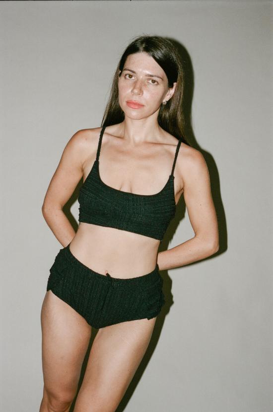  레이첼 코미 비키니 수영복 미론 바텀 블랙 - RACHEL COMEY