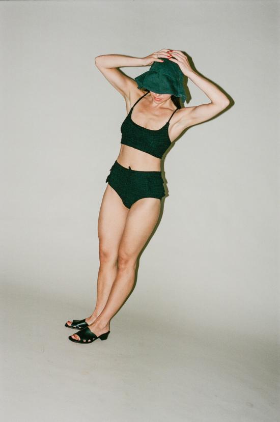  레이첼 코미 비키니 수영복 미론 바텀 블랙 - RACHEL COMEY