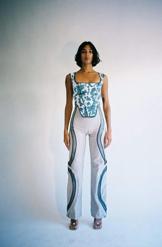  Kepler 스트레이트 팬츠 케플러 더블 헬릭스 바지