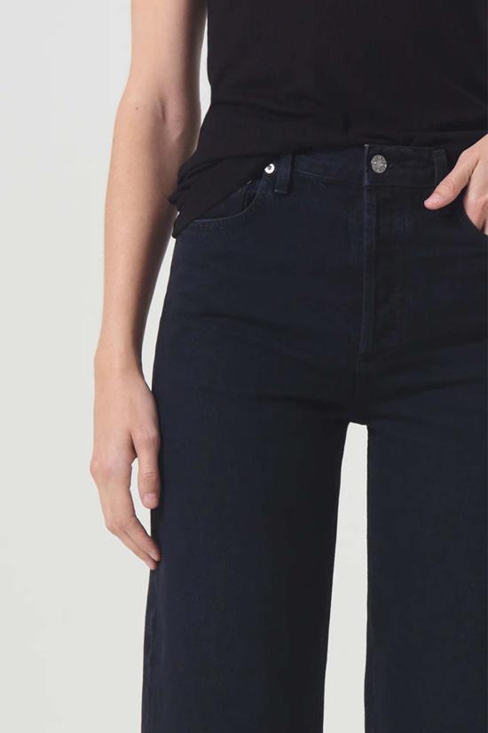  에이골디 데님 팬츠 아골드 렌 하이 라이즈 와이드 레그 스카울 - AGOLDE