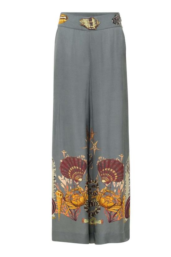  캐롤리나 케이 스트레이트 팬츠 캐롤라이나 K 팔라조 판트 산호초 - CAROLINA K