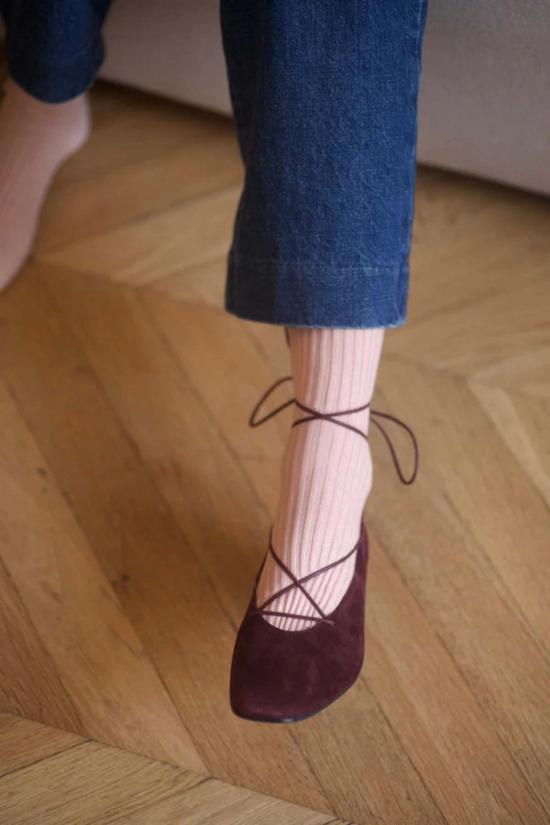  Anne Thomas 뮬/슬리퍼 앤 토마스 파블로바 레이스 펌프 포메롤