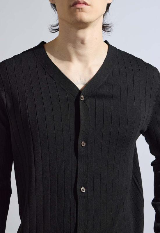  더 엔케이씨 스토어 가디건 Nkc 캐주얼  블랙 - THE NKC STORE