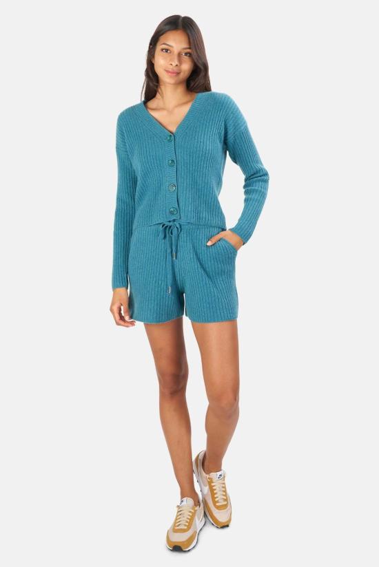  더 타일 클럽 숏팬츠 타일 클럽 페니 리브 캐시미어 반바지 제이드