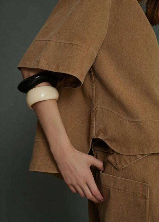  쉐르 블라우스 수르 알리  베이지 - SOEUR