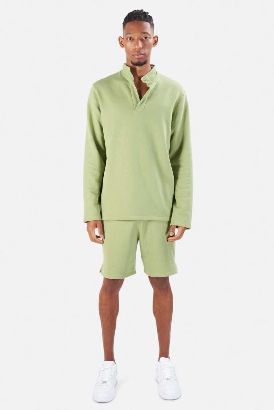  Blue&Cream 폴로 티셔츠 블루&크림 팝 칼라 풀오버 피스타치오 - BLUE&CREAM