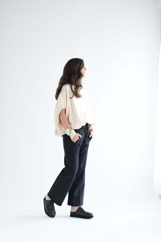  구이디 뮬/슬리퍼 Guidi Brk06 앞코 막힌 슬라이드 블랙 - GUIDI