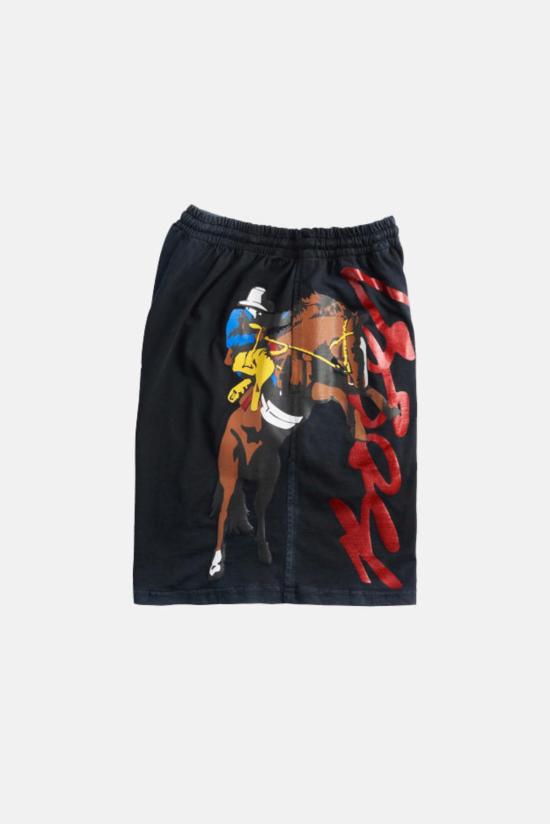  보씨 숏팬츠 Bossi 카우보이 반바지 블랙 - BOSSI