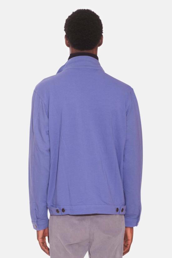  블루&크림 자켓 라이트 트러커 재킷 페리윙클 - BLUE&CREAM