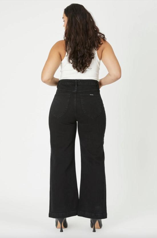  롤라스 데님 팬츠 세일러 진 컴포트 제트 블랙 - ROLLAS