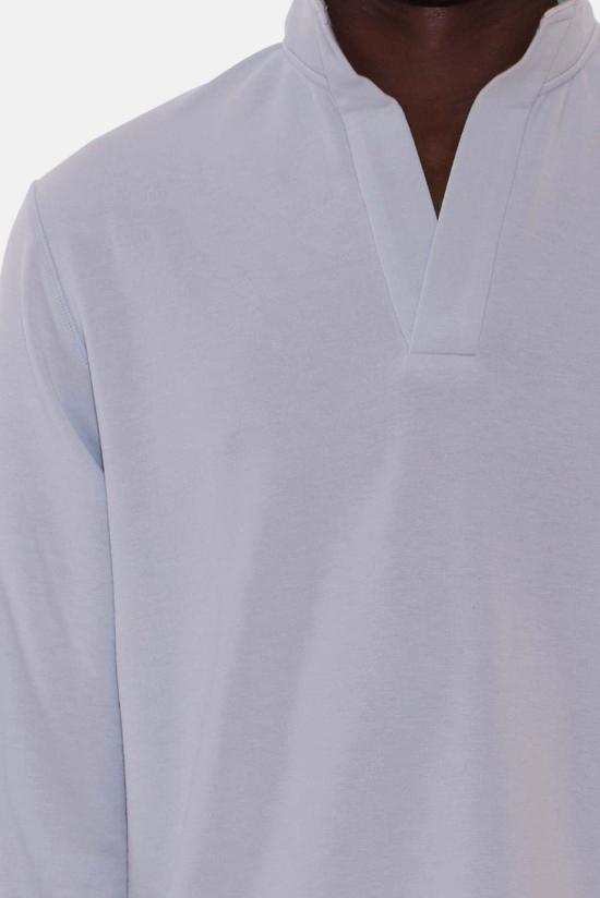  Blue&Cream 폴로 티셔츠 블루&크림 메이슨 팝 칼라 베이비 블루 - BLUE&CREAM