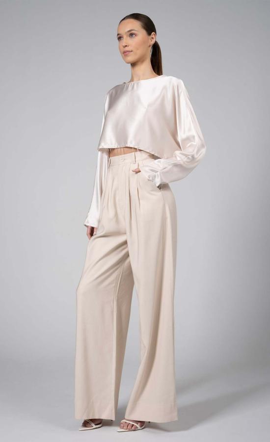  논살란트 레이블 블라우스 논샬런트 라벨 에밀리아  샴페인 - NONCHALANT LABEL