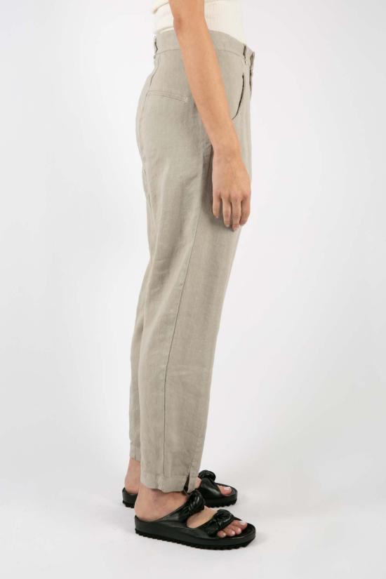  Transit Par Such 스트레이트 팬츠 트랜싯 파 수치 리넨 트라우저 펄 그레이 - OTHER BRANDS